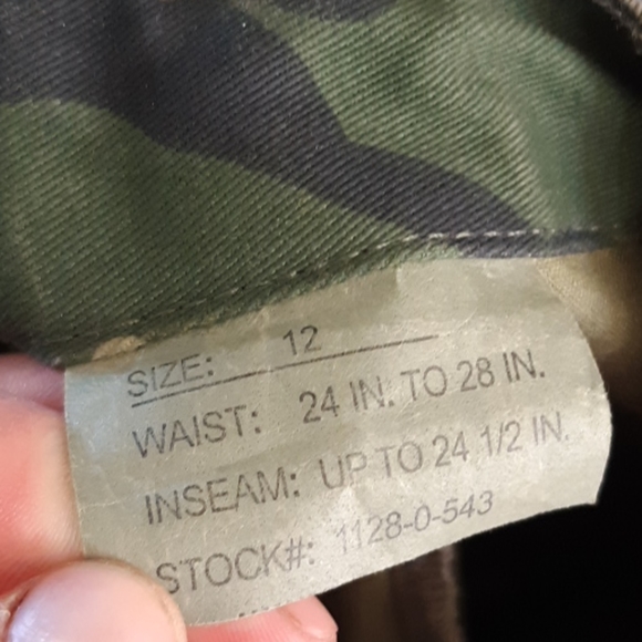 Vintage high rise camo cargo army pants xs - Picture 5 of 6